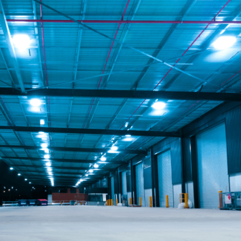 Suspension Industrielle HighBay UFO LED Samsung 150W IP65 Garantie 5 Ans