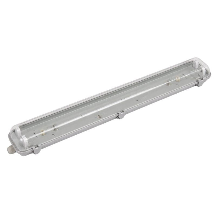 Réglette étanche double pour Tube LED T8 120cm IP65 (Boîtier vide) - Pack de 8