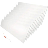 120x30 48W Painel de LED branco (pacote)