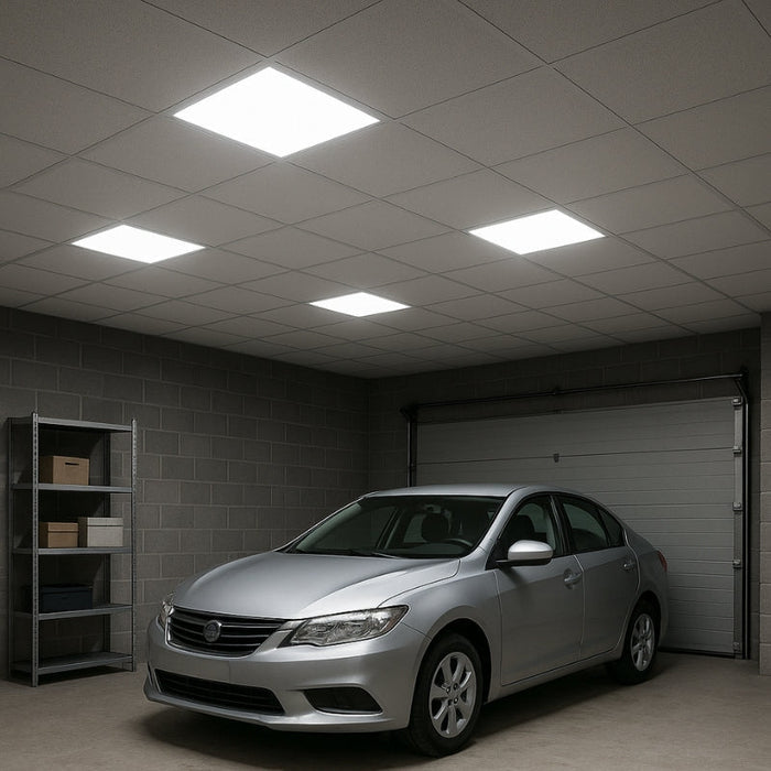 Panneau LED 18W 30x30cm CCT Contour Blanc - 3000K/4000K/6500K