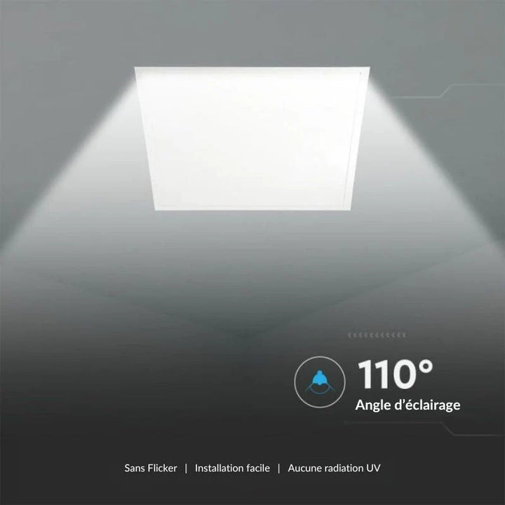 Panneau LED 60x60 36W 120lm/W BLANC (Pack de 8) Garantie 5 Ans - No Flicker