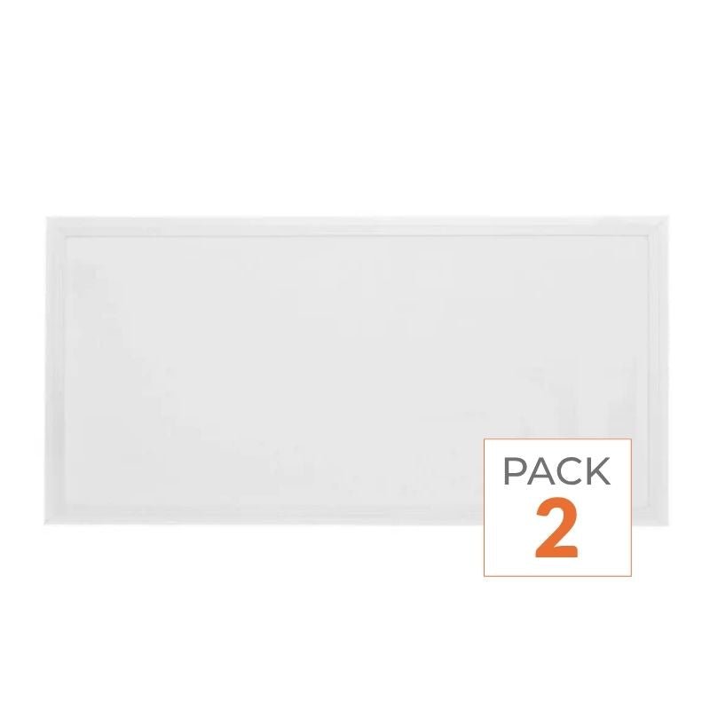 Panneau LED CCT 60x30cm Blanc 30W - Pack de 2