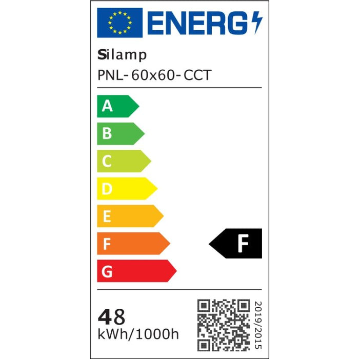 Panneau LED CCT 60x60cm BLANC 48W - 3000K/4000K/6000K (Pack de 2)