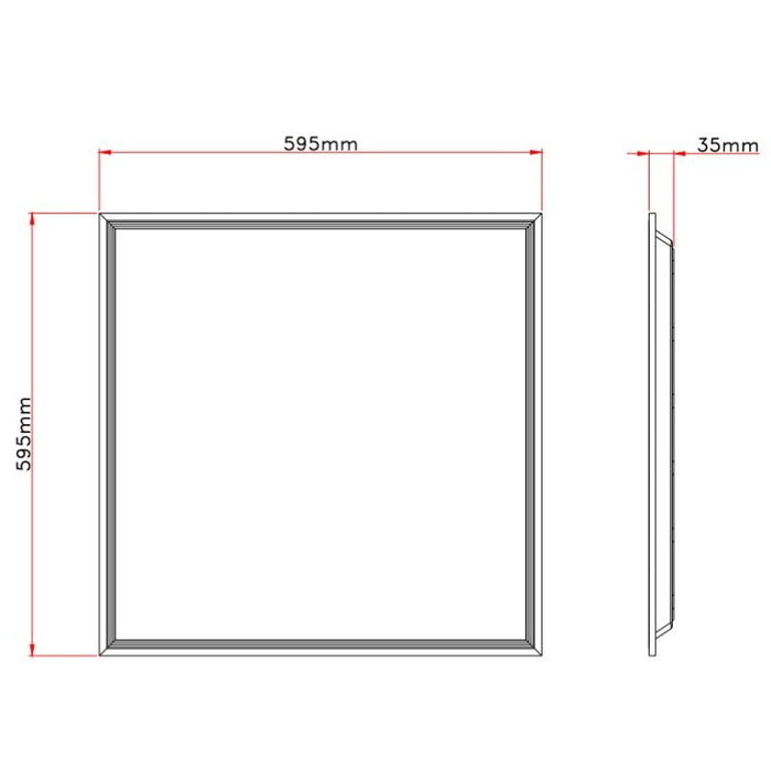 Panneau LED UGR<19 36W 60x60cm (Pack de 2) | Éclairage pour Bureau