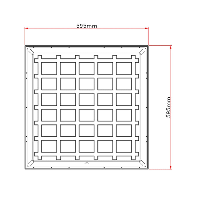 Panneau LED UGR<19 36W 60x60cm (Pack de 2) | Éclairage pour Bureau