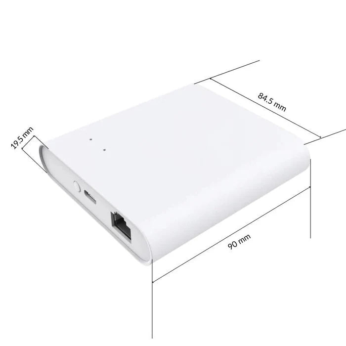 Kit 2 Têtes Thermostatiques Connectées + ZigBee Ethernet
