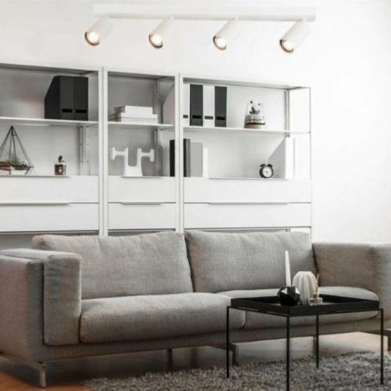 Plafonnier 4 Spots Orientables pour Ampoule GU10