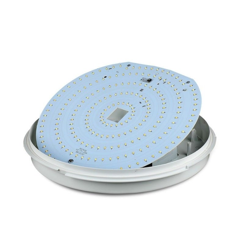 Plafonnier LED Extérieur CCT 20W IP65 Hublot Blanc - Garantie 5 Ans