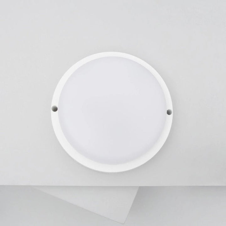 Plafonnier LED Extérieur Rond 15W Blanc IP65 Ø140 mm