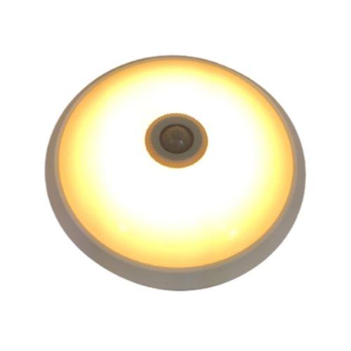 Round LED ceiling light 18W with 220V twilight motion detector