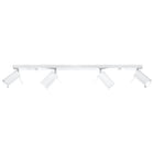 White 4-Spot Adjustable Ceiling Light for GU10 Bulbs