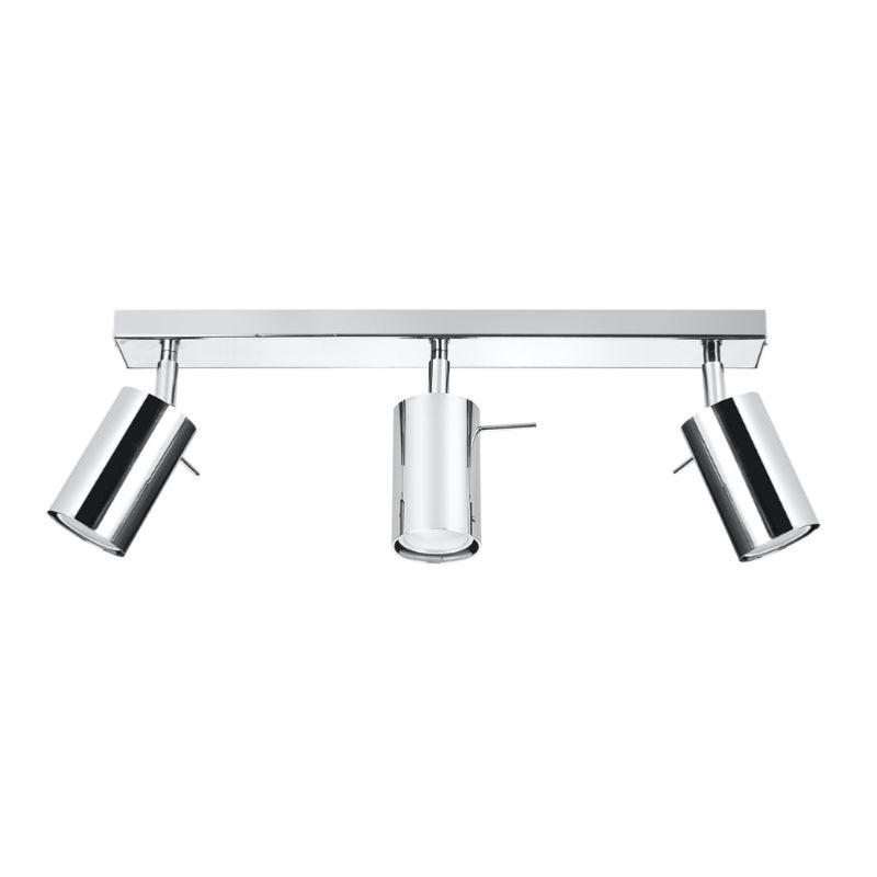 Plafonnier 3 Spots Orientables Métal pour Ampoule GU10