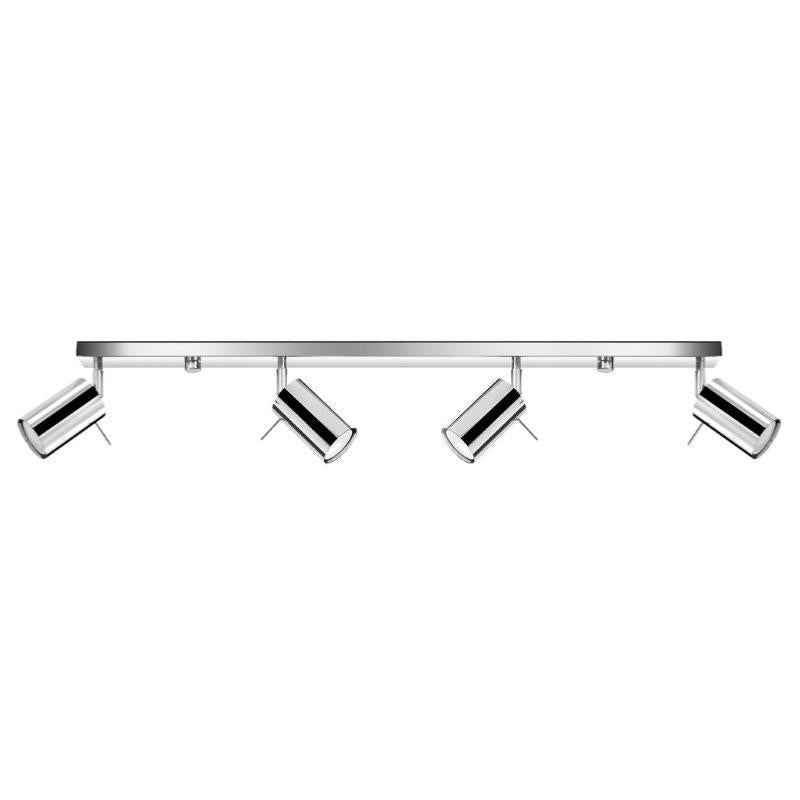 Plafonnier 4 Spots Orientables Métal pour Ampoule GU10