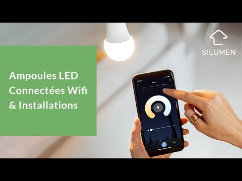 WiFi E27 4.5W G45 RGBW connected LED bulb.