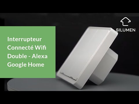 Interrupteur Connecté Wifi Poussoir Blanc