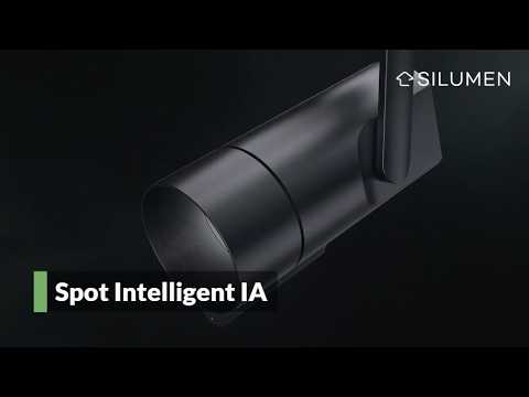 Spot LED sur Rail Triphasé Intelligent IA 35W CCT 50° Blanc