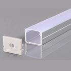 Aluminium profiel 19x13mm 2m voor LED-strip witte ondoorzichtige afdekking