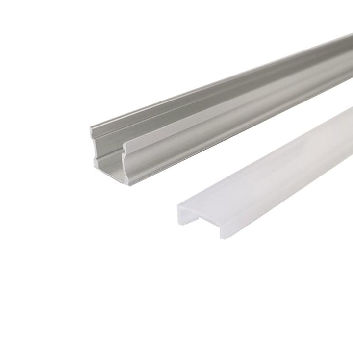 Profilé Aluminium 1m pour Bandeau LED Couvercle Opaque