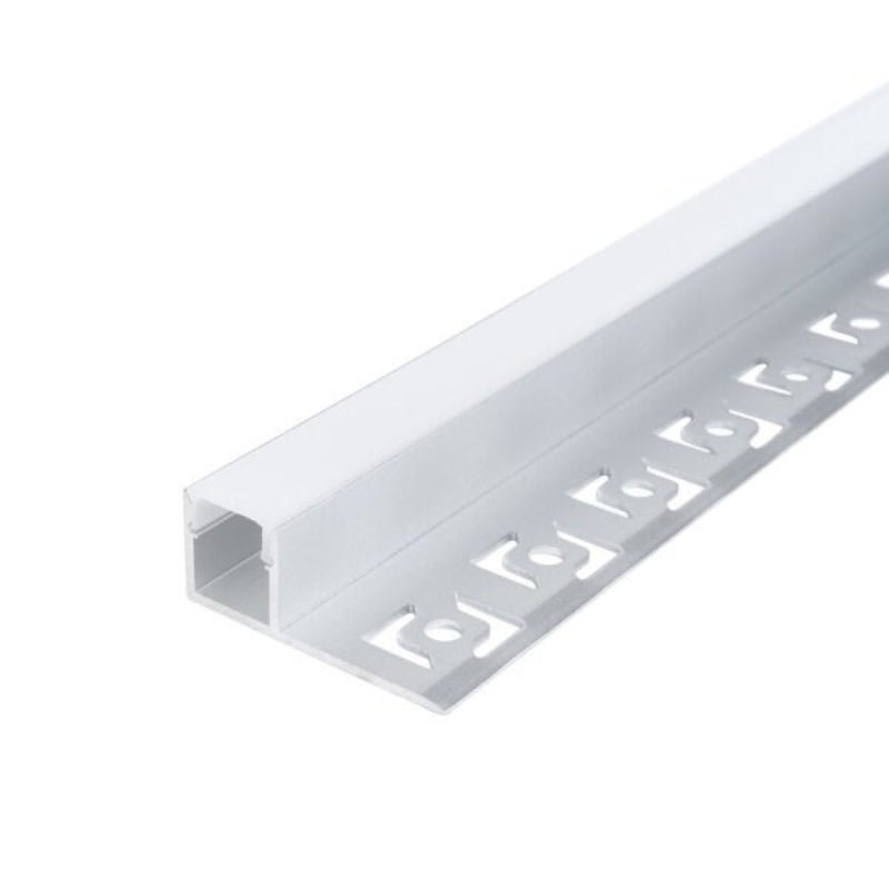 Profilé Aluminium ruban encastrable plafond avec diffuseur Continu pour  Ruban LED