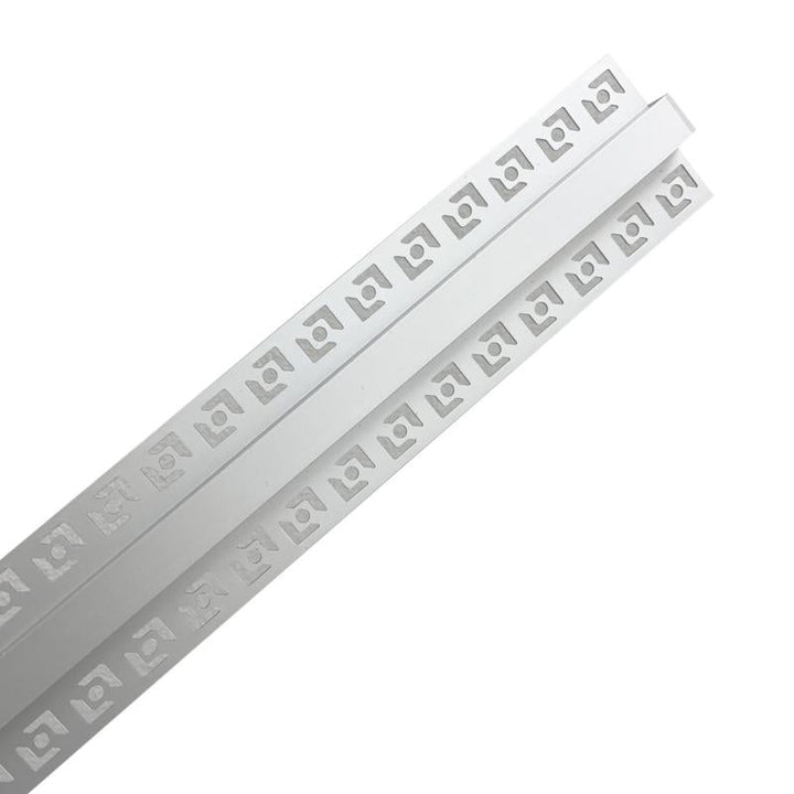 Profilé Aluminium Encastrable 2m pour Ruban LED Couvercle Blanc Opaque
