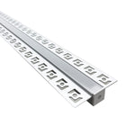 Recessed Aluminum Profile for LED Strip with Opaque White Cover