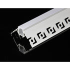 Profilé Aluminium Encastré Angulaire 1m pour Ruban LED Couvercle Blanc Opaque