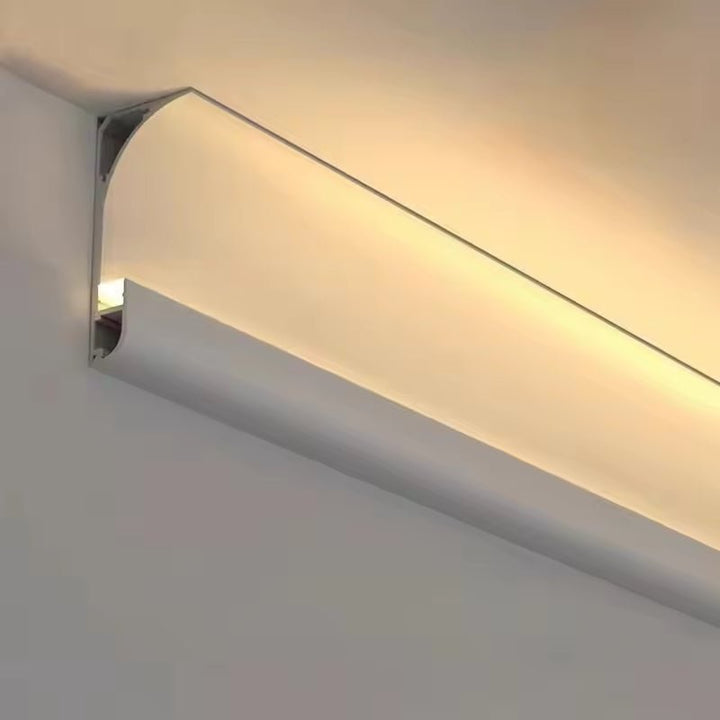 Profilé Aluminium Modulable Plinthe ou Corniche 2M Blanc