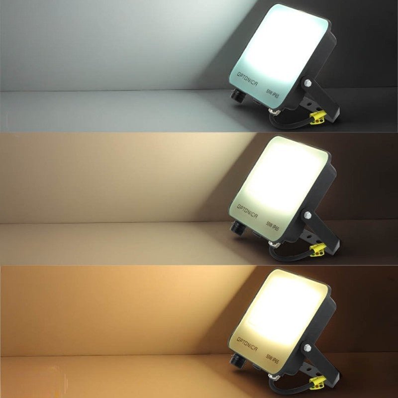 Projecteur 50W IP65 CCT Noir - 3000K/4000K/6000K ( Pack de 10 )