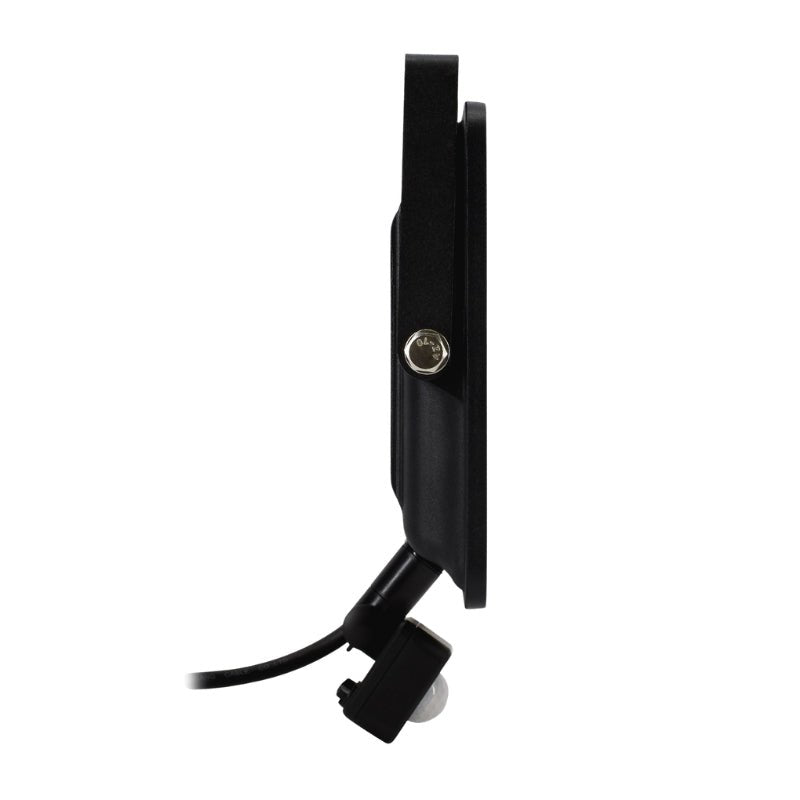 Projecteur LED Détecteur de Mouvement Crépusculaire 50W Extra Plat IP65 NOIR