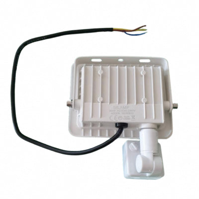 Projecteur LED Extérieur 20W IP65 BLANC avec Détecteur de Mouvement Crépusculaire