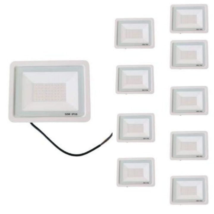 50W IP65 White LED projetor branco