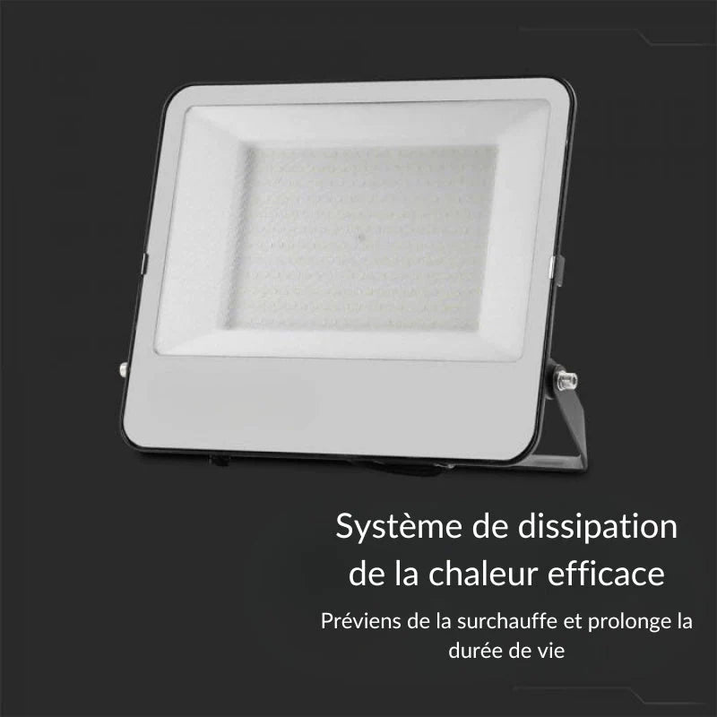 Grauer LED-Strahler 100W 185lm/W