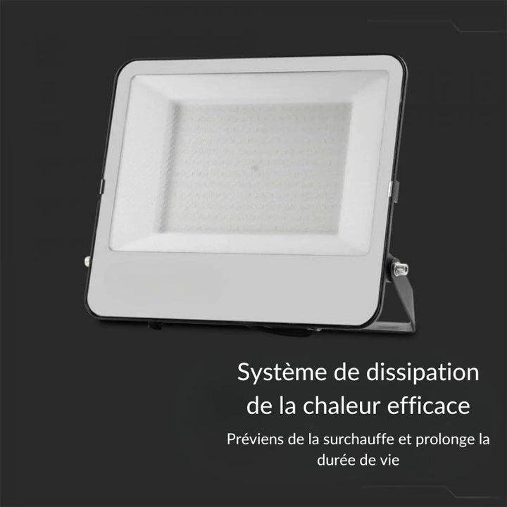 Grauer LED-Strahler 100W 185lm/W