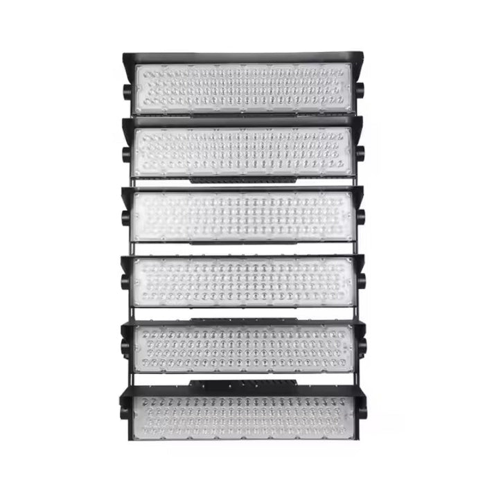 Projecteur LED Puissant Industriel 1500W 170lm/W IP66 Noir Orientable