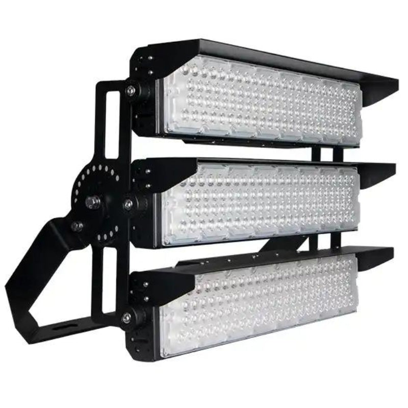 Leistungsstarker industrieller LED-Fluter, 750 W, 170 lm/W, IP66, schwarz, verstellbar