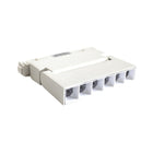 Projetor LED para calha magnética 48V DC 6W orientável branco