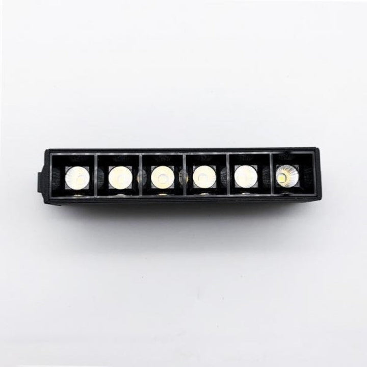 Projecteur LED sur Rail Magnétique 48V DC 6W Fixe Noir
