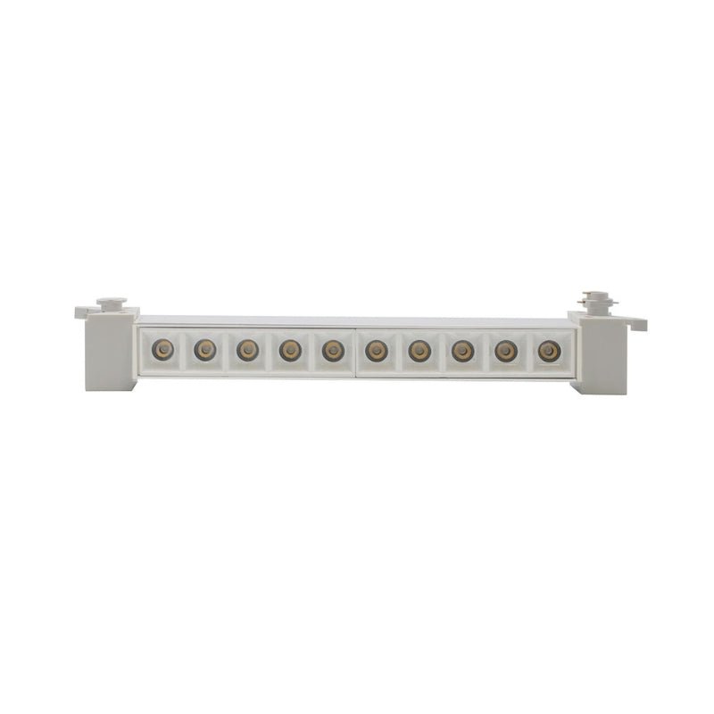 Projecteur Linéaire sur Rail Monophasé 20W 33cm Blanc
