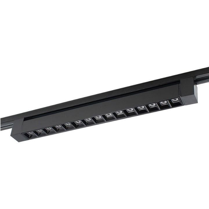 Projecteur Linéaire sur Rail Monophasé 30W 46cm Noir