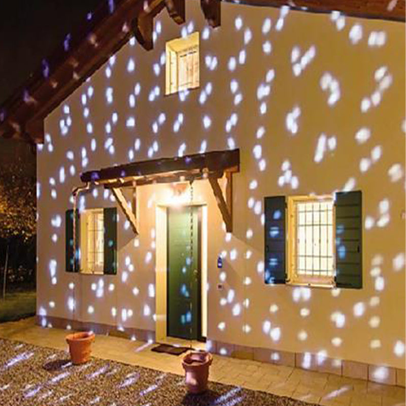 Snow exterior light projector with remote control