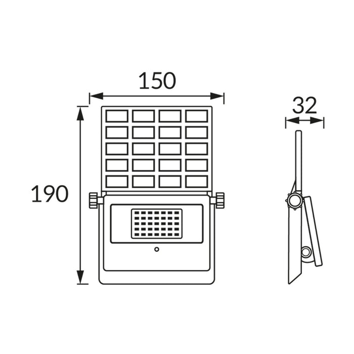 Projecteur Solaire LED 10W avec détecteur de mouvement