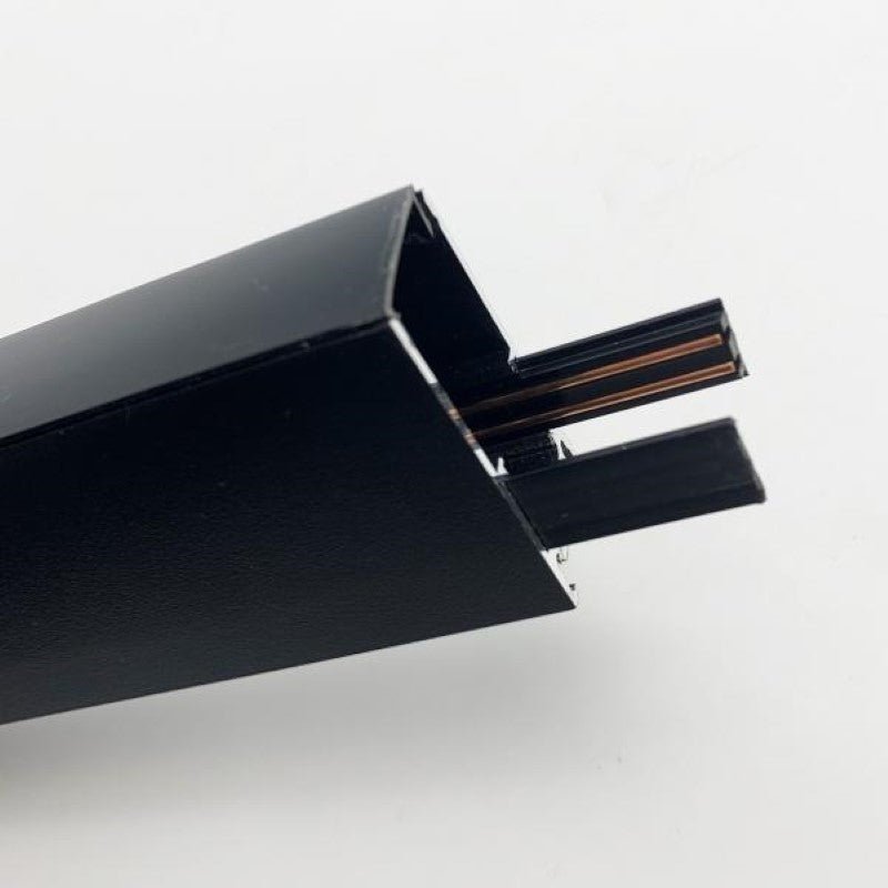 Rail Magnétique en Saillie 48V 2m Noir