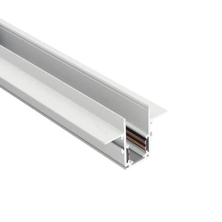 Rail Magnétique Encastré 48V 2m Blanc
