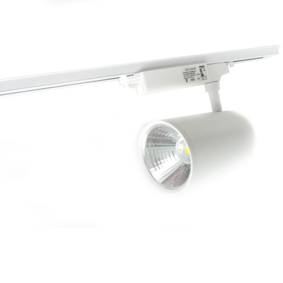 Rail Monophasé pour Spot LED 1,5m Blanc