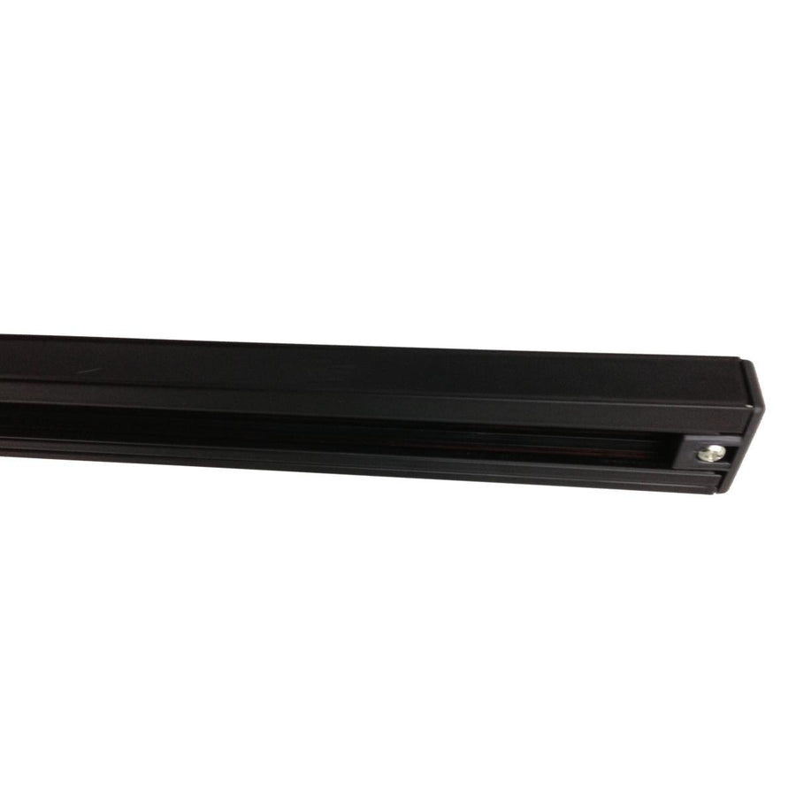 Rail Monophasé pour Spot LED 1,5m Noir
