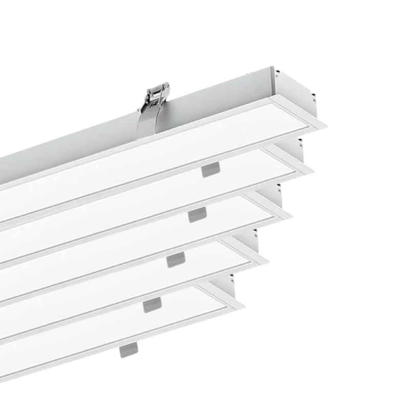 Réglette encastrable 35W BLANC 7.5 x 3.5 x 120 cm (Pack de 10)