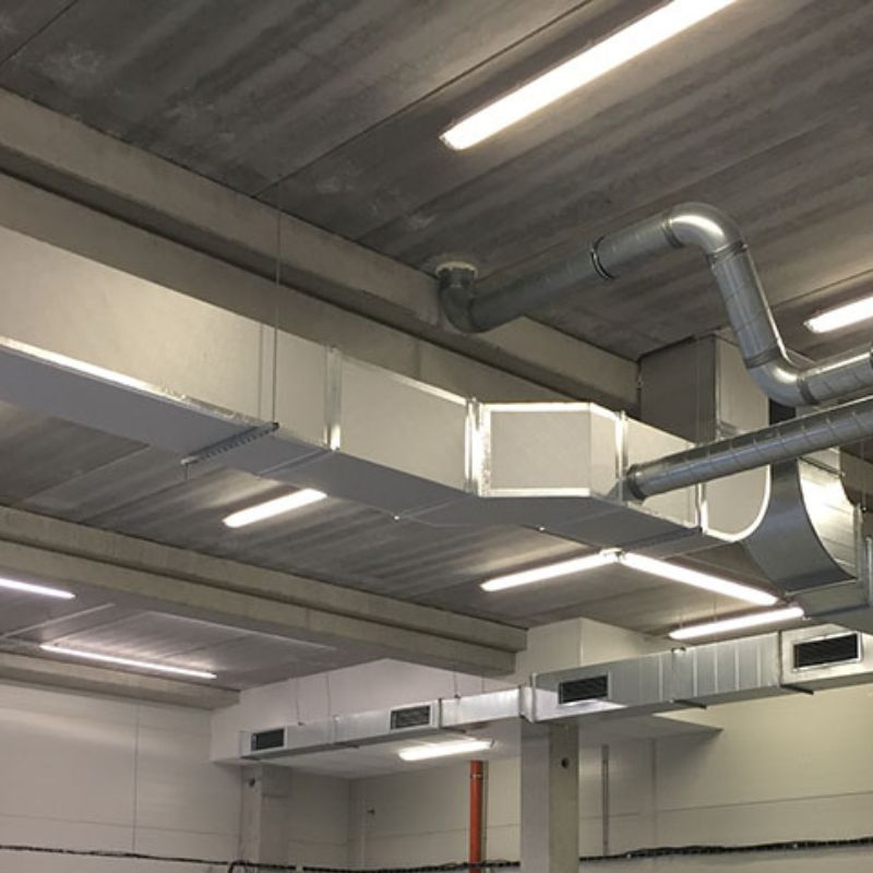 Réglette étanche double pour Tube LED T8 IP65 (Boitier vide) (Pack de 8)