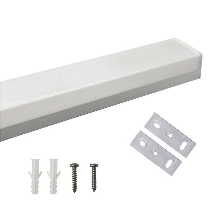 Réglette LED 120cm Blanche 48W IP20 CCT - 3000K/4000K/6000K ( Pack de 10 )