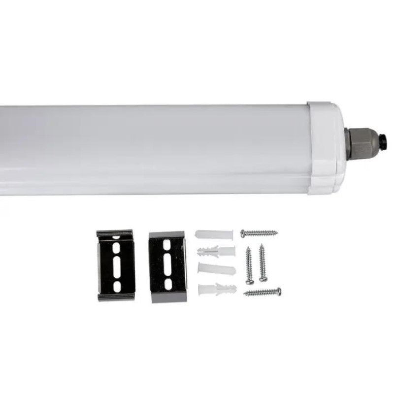 Réglette LED étanche 120cm 36W IP65 120lm/W Interconnectable (Pack de 12)