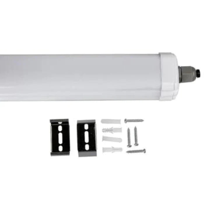 Réglette LED étanche 150cm 48W IP65 120lm/W Interconnectable (Pack de 12)